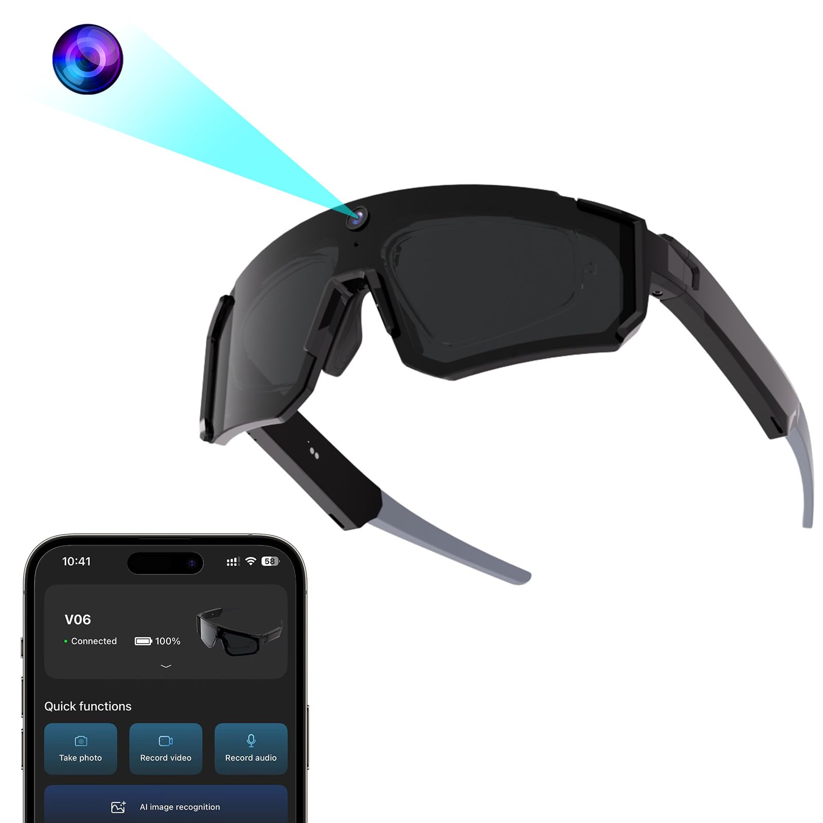 Amazon.com: Zigtik AI Smart Glasses with 32MP Camera, Video